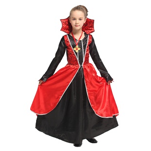 万圣节儿童服装cosplay吸血鬼公主裙恐怖恶魔化妆舞会演出服装女
