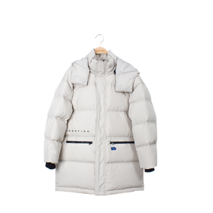 COCOTREE棵棵树男大童冬季宽松保暖可拆卸帽中长款羽绒服