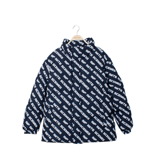 COCOTREE棵棵树男大童冬季韩风日系女大童全件字母印花立领羽绒服