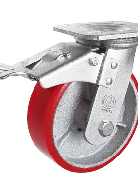 C-CTIJ/C-CTIK/C-CTIS100/125/150-U工业脚轮重载轮聚氨酯万向轮