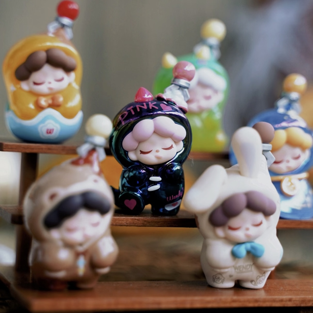 wendy三代抓住你了盲盒萌粒手办