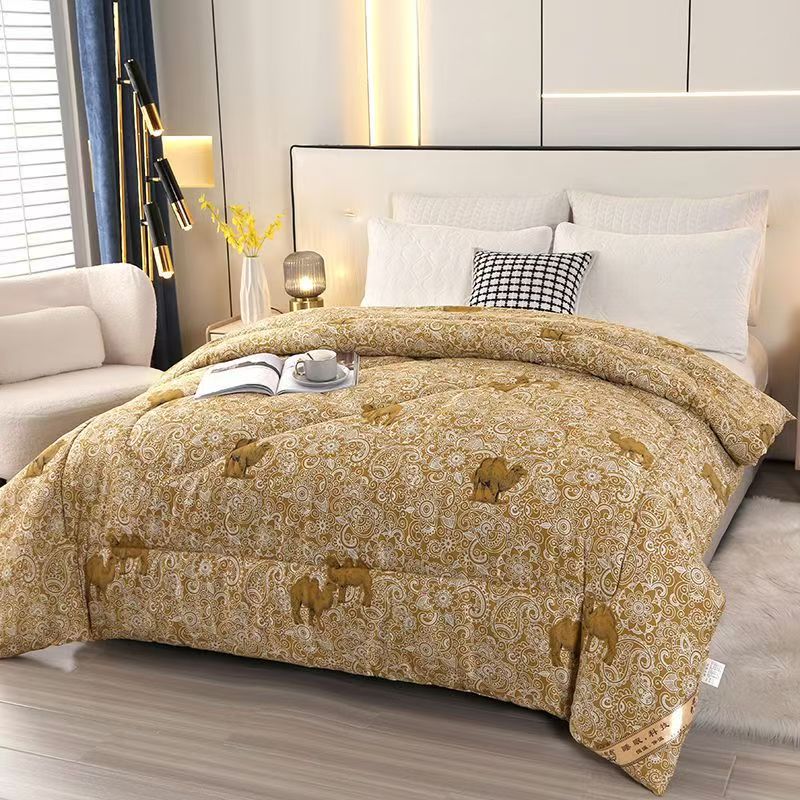 冬季加厚保暖速热驼毛被春秋学生被单人双人空调被芯