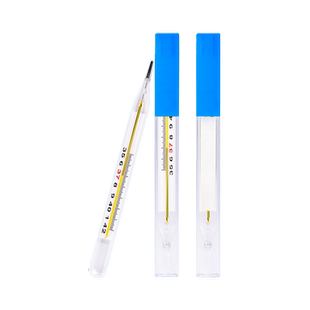 玻璃水银体温计口腔腋下家用温度计大刻度大数字成人儿童婴儿发热