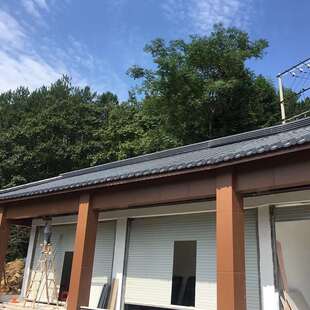 金属屋顶铝瓦3号筒瓦仿古竹节瓦铝合金铝镁锰屋面瓦古建景区别i.