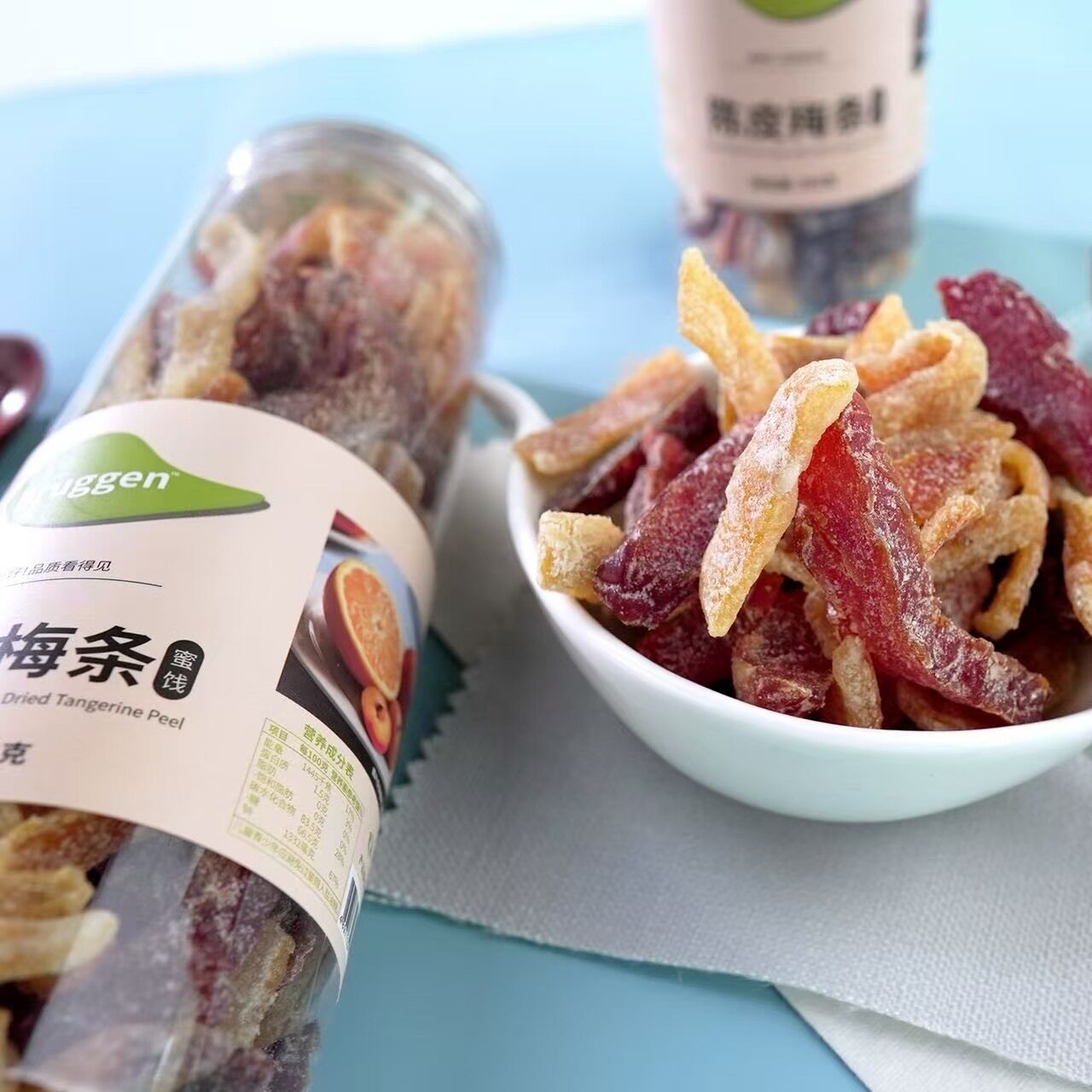DYRK迪氪陈皮梅条305g罐装 0添加剂果脯干梅子解馋零食