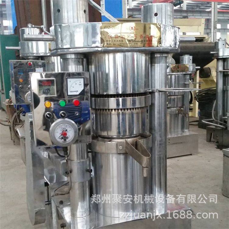 全自动花生菜籽炸油机核桃压榨机小型家用香油机芝麻液压榨油机