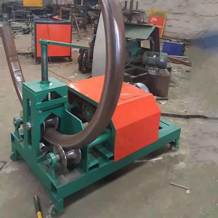重型3KW大棚压弯机 114型管子滚圆机 159型滚动式钢管弯弧机