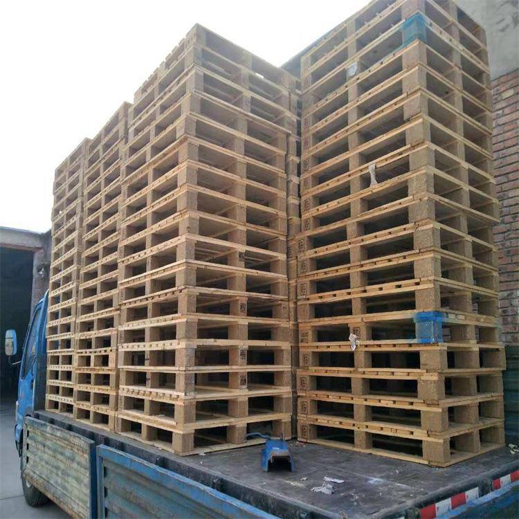 天津供应货架实木托盘物流木卡板仓库地台垫板蒸熏栈板