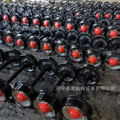 平板车主动轮从动轮矿山运输用矿车轮对煤矿用矿车单轮轨道轮