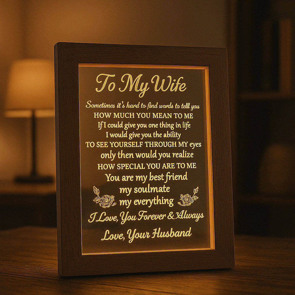 木质亚克力相框植物标本相框发光相框透明木质灯带相框3D小夜灯,家装灯饰光源,小夜灯,淘宝优惠券,粉丝福利购,淘宝优惠卷