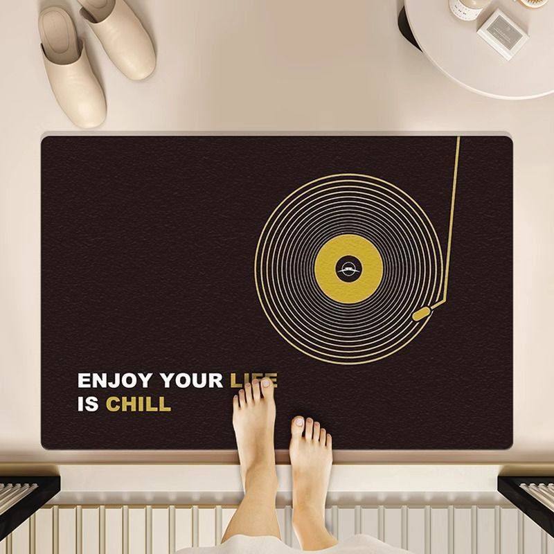 浴室创意硅藻泥吸水地垫家用卫生间防滑速干脚垫入户玄关门垫打发,居家布艺,家用脚垫,淘宝优惠券,粉丝福利购,淘宝优惠卷