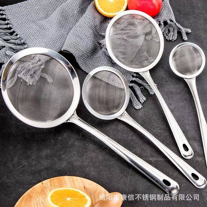 不锈钢漏勺过滤豆浆果汁筛面粉过滤网辅食捞油网防油溅,家庭/个人清洁工具,水槽沥水袋,淘宝优惠券,粉丝福利购,淘宝优惠卷