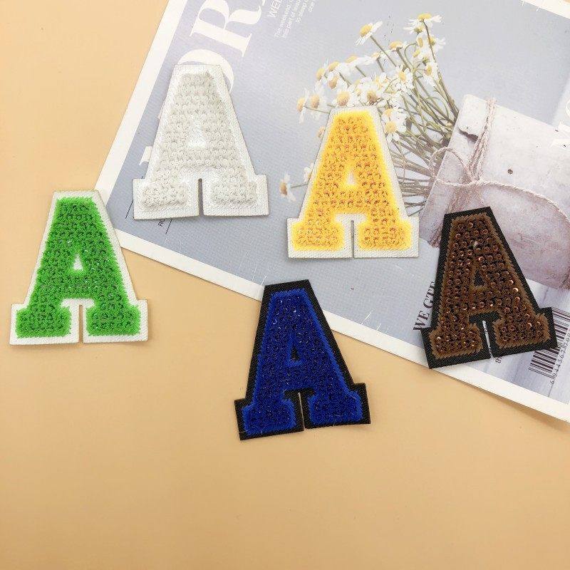 建连牙刷绣彩色字母布贴衣服修补贴植绒绣服装辅料热熔胶布贴,居家布艺,布贴,淘宝优惠券,粉丝福利购,淘宝优惠卷