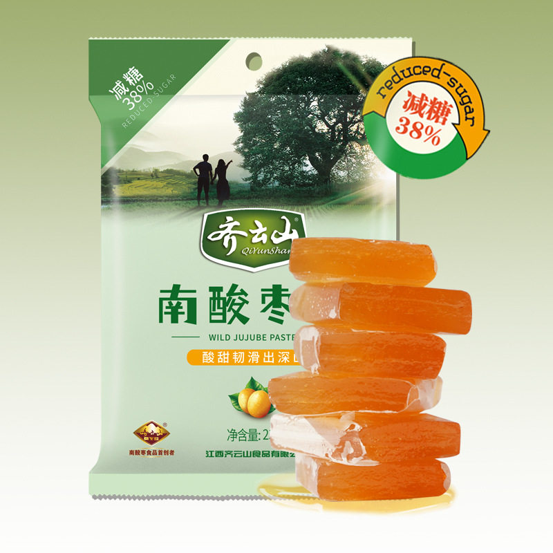 齐云山减糖南酸枣糕208g枣糕 办公室零食 江西特产食品图片