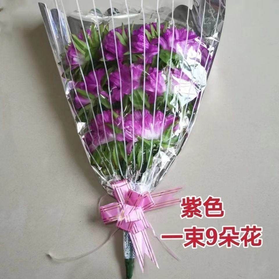 11清明节祭祀用品手捧花拉花链条花把花绢花仿真花装饰摆放墓碑专