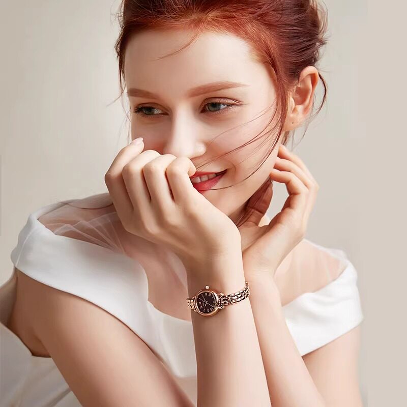 【官方授权正品】高颜值手表钢带女表高级感复古潮流小巧精致1150