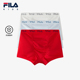 抗菌 FILA斐乐儿童内裤 2025年新款 红色内裤 男童新年礼盒3件装