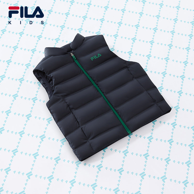 FILA斐乐儿童羽绒马甲2025冬季新款童装小童背心外套宝宝保暖上衣,童装/婴儿装/亲子装,羽绒马甲,淘宝优惠券,粉丝福利购,淘宝优惠卷