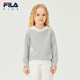 女童小童休闲假两件连帽上衣 新款 FILA斐乐儿童童装 卫衣2025年冬季