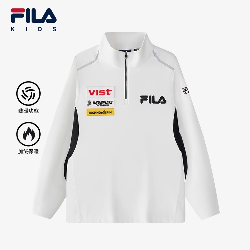 FILA斐乐中大童长袖T恤