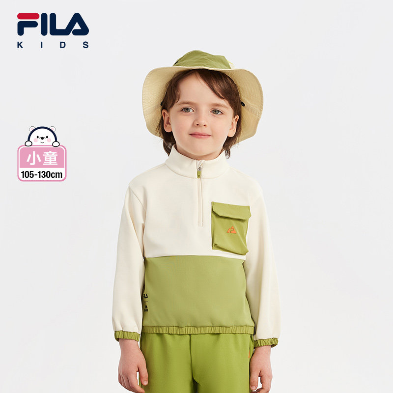 FILA斐乐女童针织长袖衫