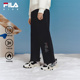 抗菌功能 FILA斐乐儿童弯刀裤 2025冬季 新款 男女童加绒休闲长裤