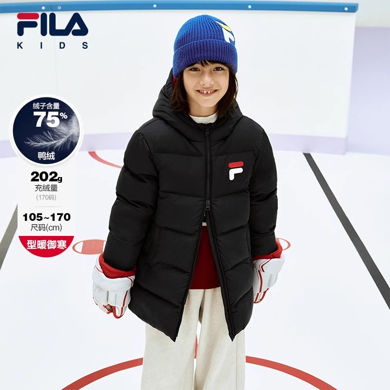 FILA斐乐保暖宝宝中长款外套