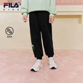 FILA斐乐儿童熊猫运动长裤 子 男女童AAA抗菌休闲裤 2025年秋季 新款