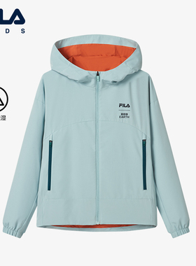 FILA | BBC EARTH联名系列 斐乐童装儿童上衣2024秋冬女大童外套
