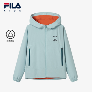 斐乐童装 EARTH联名系列 儿童上衣2024秋冬女大童外套 BBC FILA