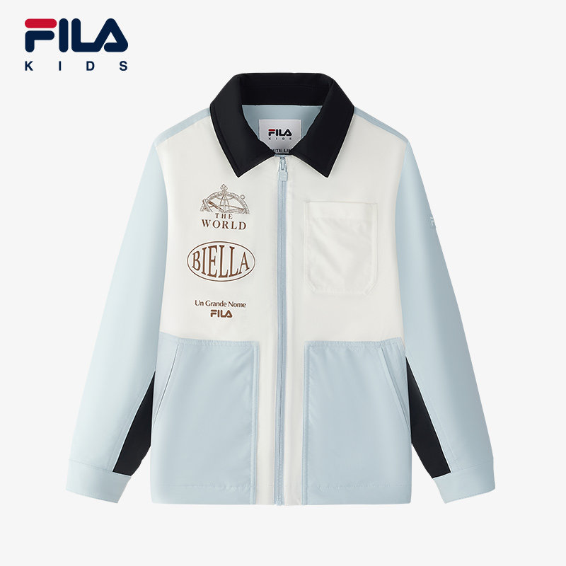FILA斐乐男中大童梭织外套