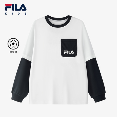 FILA斐乐男童长袖T恤