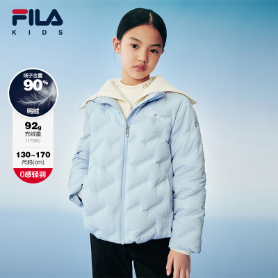 FILA斐乐中大童运动翻领上衣