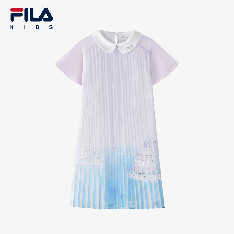 FILA斐乐针织学院风百褶裙