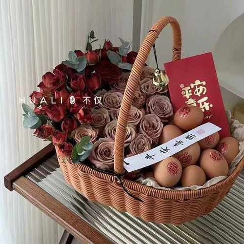 大容量收纳水果篮月子鸡蛋花篮