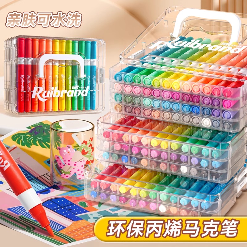 闪光丙烯马克笔美术专用