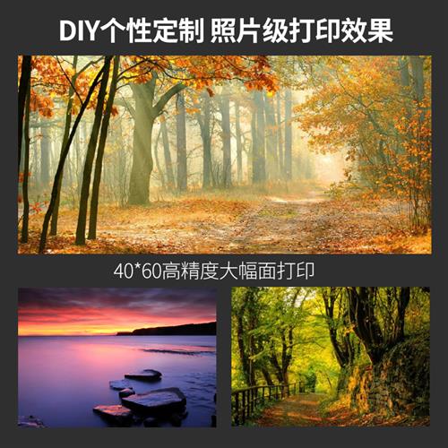 小型UV打印机平板A3礼盒皮革金属表盘亚克力木板玻璃圆柱彩色设备