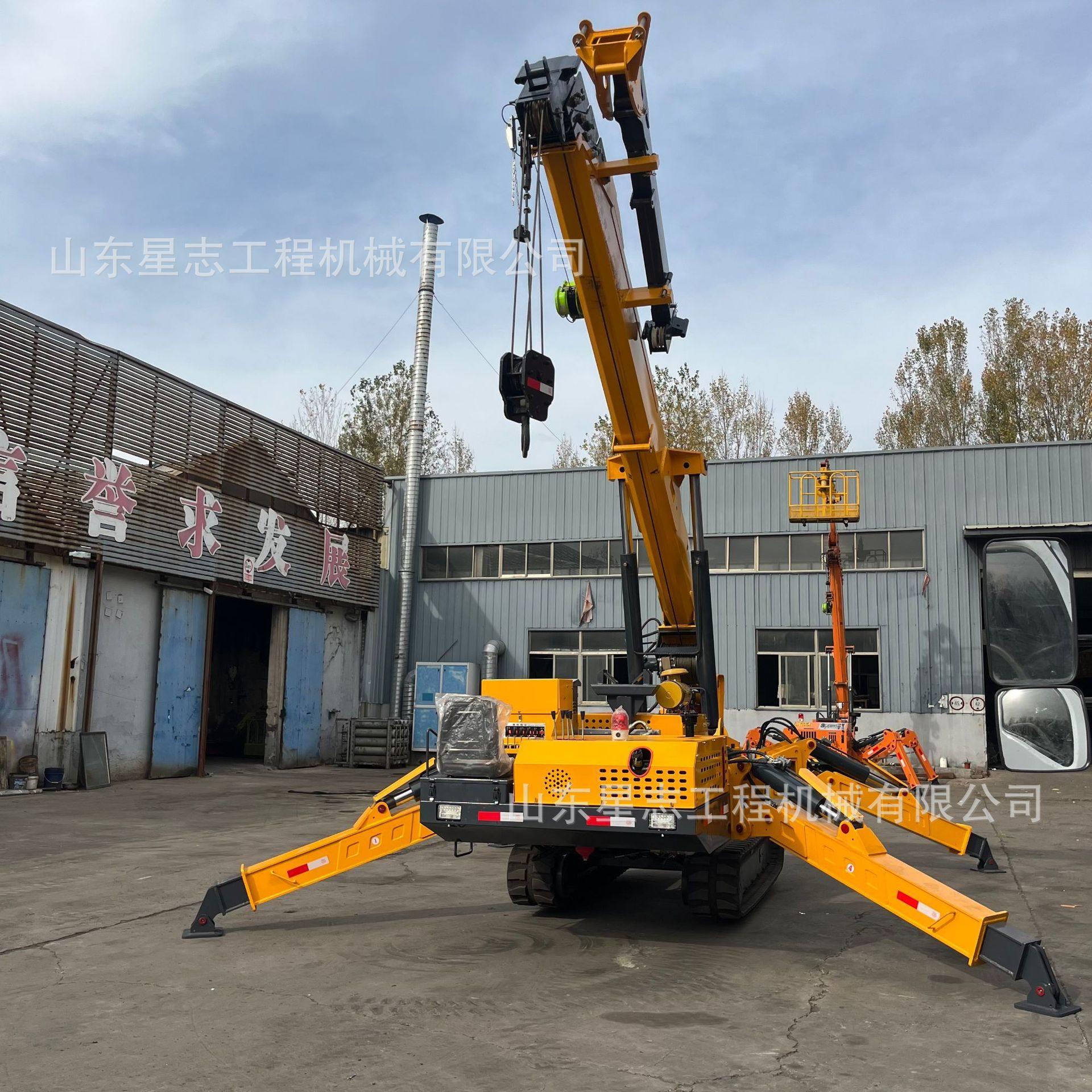 现机货履带蜘蛛吊吨狭5窄空间作业起重360MAGA-102度旋转底 小型
