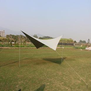 户外天幕菱天形 公园草地遮阳幕棚 方行天 防晒防雨168便幕携式