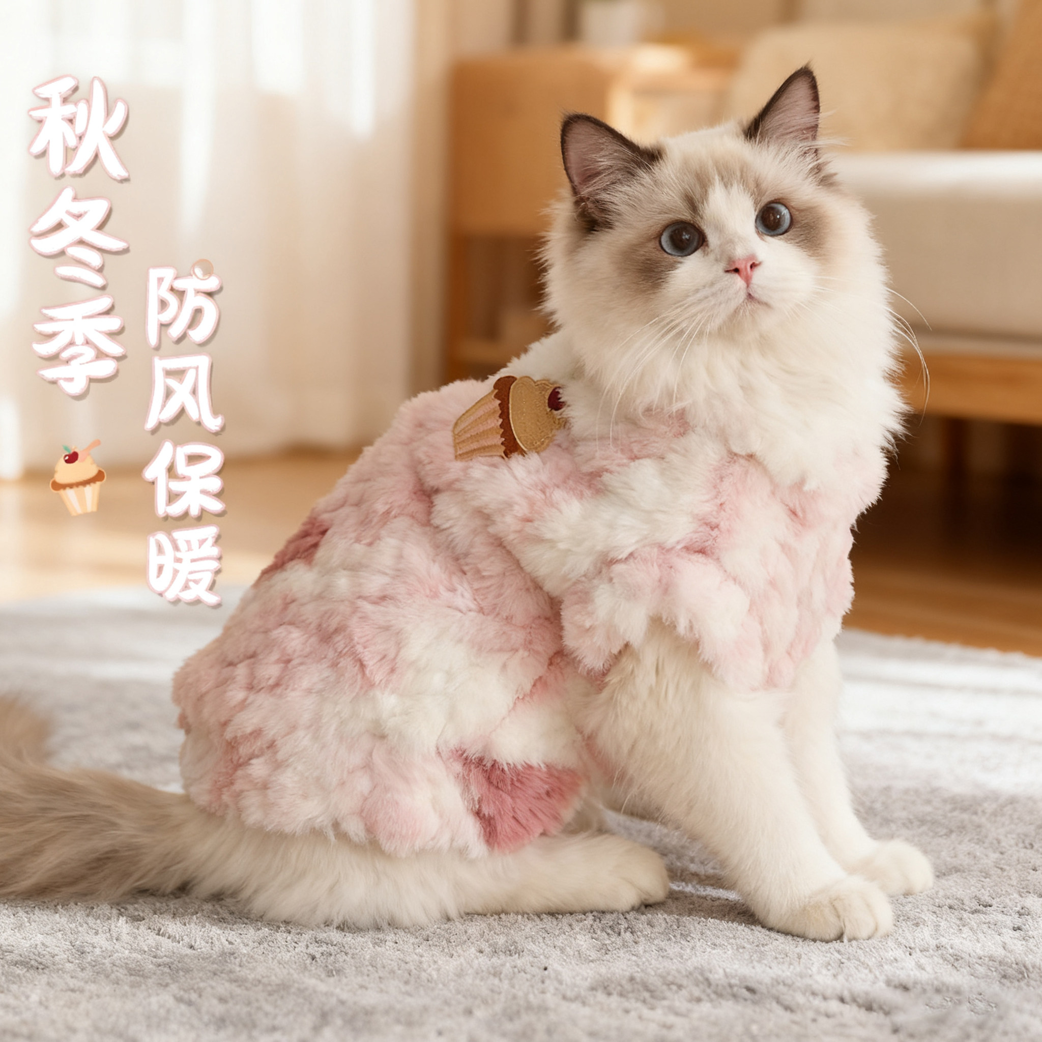 猫咪衣服冬季布偶猫冬装幼猫防掉毛宠物小猫冬天保暖加厚猫猫秋冬,宠物/宠物食品及用品,猫宠物服装/雨衣（新）,淘宝优惠券,粉丝福利购,淘宝优惠卷