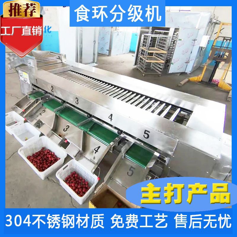 水果分级设备 百香果柑橘清洗分级设备 土豆马铃薯滚杠分级机