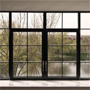 众冶老钢窗简约细格子现代平开门窗庭院阳台房间可用防盗保温隔热