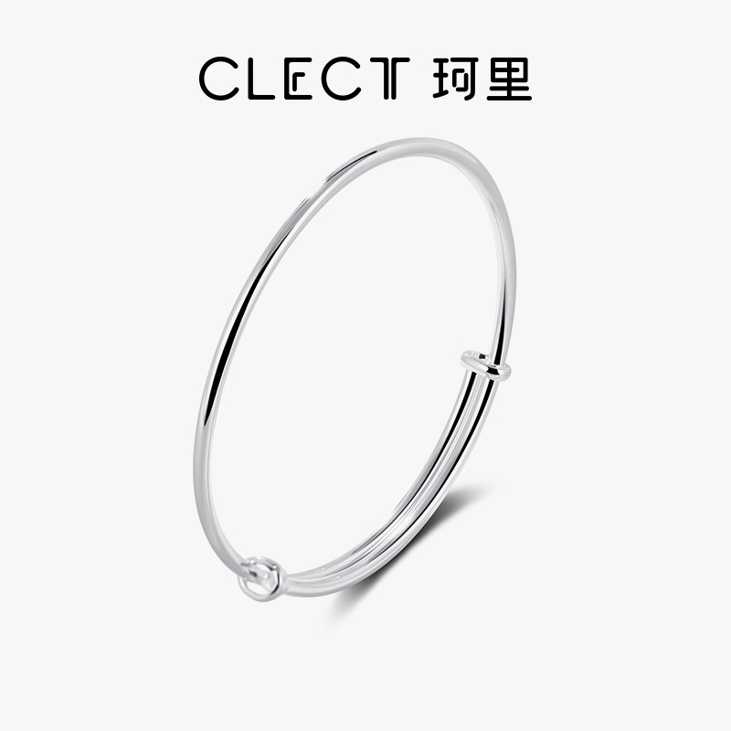clect珂里轻奢足银手镯女轻奢小众精致2024新款手链配饰生日礼物