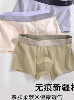 Cardiac 内裤男生纯棉男款新款高端透气大码四角平角裤男士短裤头