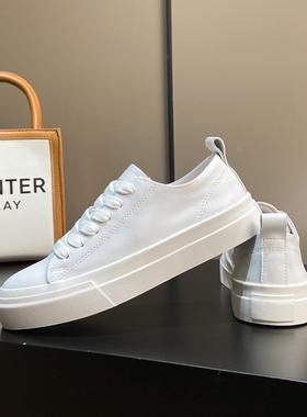 头层云朵触感！AD Hepburn真皮小白鞋女鞋透气休闲鞋新款女鞋软底