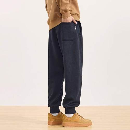 it Afternnaths潮牌！束脚卫裤男宽松大码针织百搭休闲秋季运动裤