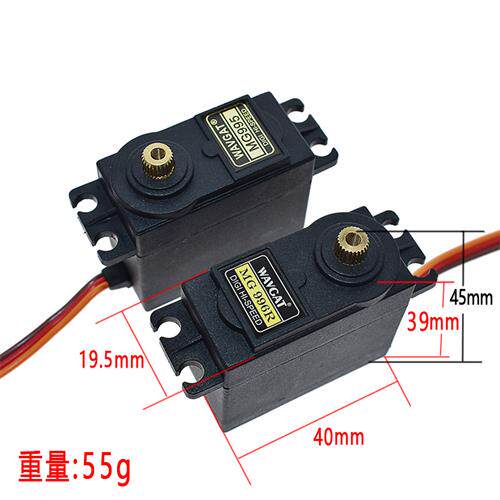 MG995 MG996R 金属标准舵机数码数字机器人13KG舵机180度 360度使用感如何?