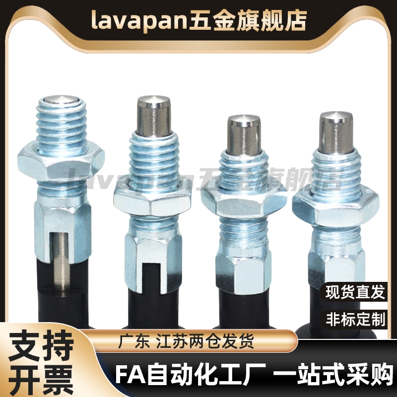 PXAT分度销 PXKT不锈钢复位旋钮柱塞圆头型 SXPKT SXPAT6 8 10 12