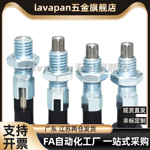 PXAT分度销 PXKT不锈钢复位旋钮柱塞圆头型 SXPKT SXPAT6 8 10 12