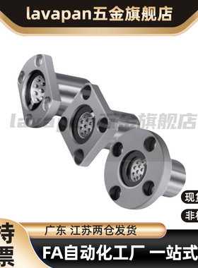 椭圆法兰线性滚珠衬套LBHC/LBHCW 6 8 10 12 16 20直线旋转轴承